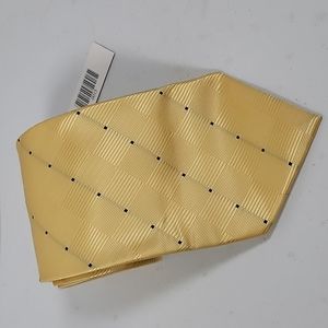 ALEX MISHRA Tie Gold and Navy